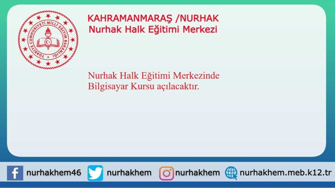 KURS DUYURUSU (Bilgisayar Kursu)